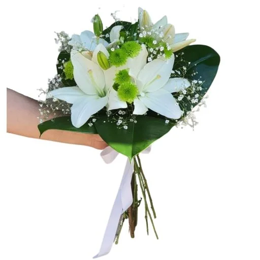Ramo de novia con lilium lirios